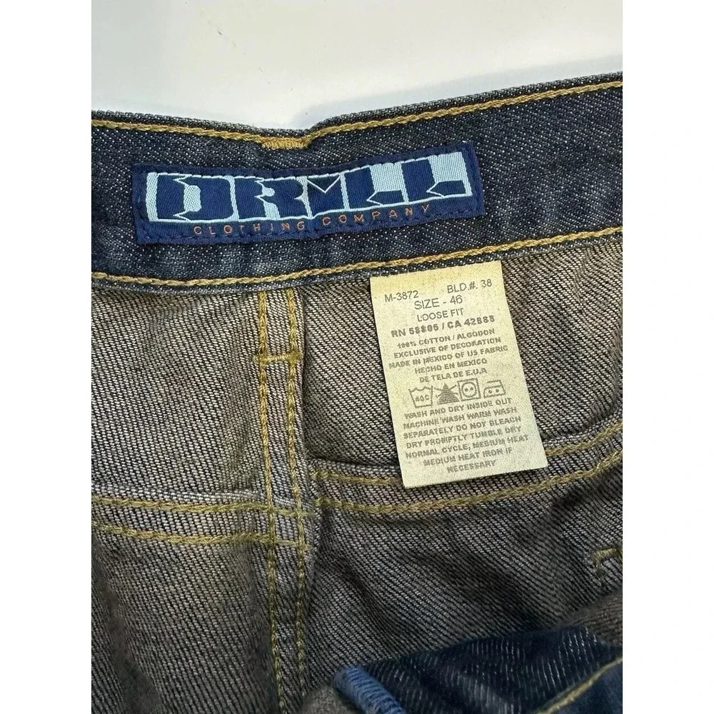 NWT Y2K VTG Drill Clothing Company‎ Baggy Loose Fit Denim Shorts / Men's Size 46